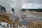 Geothermal landscape in Yellowstone National Park