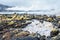 The geothermal power station at the Blue lagoon in Iceland