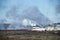 Geothermal Power Station on Reykjanes Peninsula, Iceland