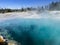 Geothermic in Yellowstone National Park in Wyoming USA