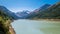 Gepatsch Reservoir in the Kauner valley at noon Tyrol, Austria