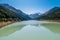 Gepatsch Reservoir in the Kauner valley at noon Tyrol, Austria