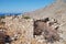 Gera village remains, Tilos island