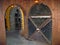 Gerakini, Greece- may 29, 2007: Wine cellars with old aged wine, bottles of wine from different years covered with dust cobwebs