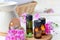 Geranium essential oils for aromatherapy treatment