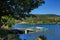 The Gerardmer lake in France