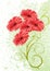 Gerbera floral background