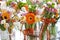Gerbera and Variation of flowers, bouquet