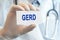 Gerd card in hands of Medical Doctor