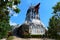 Gereja Ayam, the Abandoned Chicken Church which looks like a giant chicken, Indonesia, Magelang, Central Java.