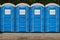 Gereric signage - Row of Portable Toilets