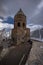 Gergeti church on top of kazbegi mountain