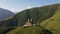 Gergeti Trinity church near mount Kazbek