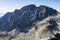 Gerlach peak from Eastern High peak, High Tatras mountains, Slovakia