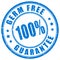 Germ free guarantee stamp