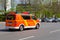 German ambulance drives to a place of employment