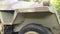 German armored fighting vehicle used in World War II. Half-track armored personnel carrier. Military equipment. Special vehicle