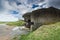 German battery, bunkers and guns in Normandy