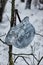 German battle helmet. (M35)(1935) Winter camouflag