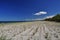 German beach and blue sky, Fischland Darss, Baltic