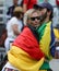 German and Brazilian sport fans during the Rio 2016 Olympic Games at the Olympic Park