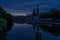 The german city of LÃ¼beck seen from the river