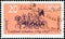 GERMAN DEMOCRATIC REPUBLIC - CIRCA 1964: A stamp printed in Germany shows Quadriga, Brandenburg Gate J. G. Schadow, sculptor