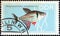 GERMAN DEMOCRATIC REPUBLIC - CIRCA 1966: A stamp printed in Germany from the `Aquarium Fishes` issue shows a Black Phantom Tetra