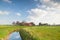 German farmland with river