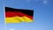german flag against the sky