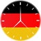 German Flag Clock