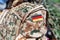 German flag on a german soldier desert uniform