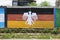 The German flag painted in Sorong, Indonesia