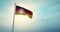 German Flagpole And Flag Waving Represents Federal Republic Of Germany - 4k 30fps Video
