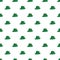 German green hat pattern seamless vector