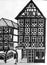 German Half Timbered Houses with a Coffee House