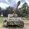 German heavy tank Tiger on the site in the museum