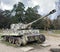 German heavy tank Tiger on the site in the museum