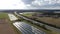 German Highway With Solar Panels