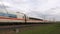German ICE highspeed train - tracking shot