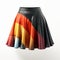 German-inspired Zbrush Skirt Leggings: Minimalist Illustrator Style