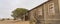 German Kolmanskop Ghost Town with the abandoned buildings in the Namib desert