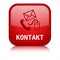 German language KONTAKT vector web button with icon