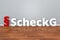 German Law ScheckG abbreviation for check law 3d illustration Scheckgesetz