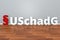 German Law USchadG abbreviation for Law on the prevention and remedying of environmental damage 3d illustration