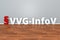 German Law VVG-InfoV abbreviation for Regulation on information requirements for insurance contracts 3d illustration