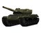 German Leopard I main battle tank in realistic style. Military vehicle