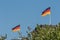 German national flag. Federal Republic of Germany, DE