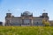 German parliament, Berliner Reichstag in springtime: Tourist attraction in Berlin