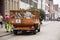 German people sweeper working clean and keep garbage and garbage truck at Speyer town